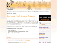 Tablet Screenshot of danse-mansouri-71.fr